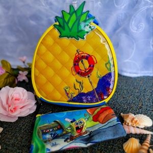 Bikini Bottom/ Sponge BoB Lunch Box with Food Pouch